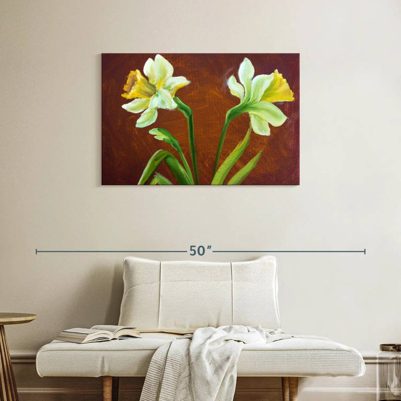 Peinture Harnek Narcissus, H 24 po x l 36 po