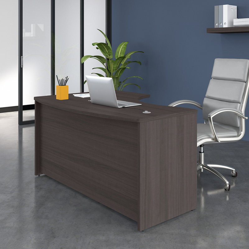 Studio C 59'' Right Handed Desk, Storm Gray