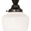 Schoolhouse & Early Electric 1 - Light Flush Mount