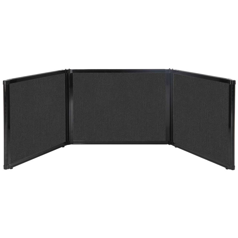 Présentoir sur plateau, Noir, 78 po x 24 po