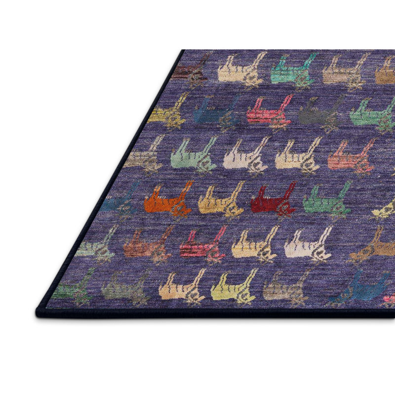 Abstract Indoor Rug, Rectangle 6' x 9'