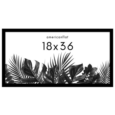 Poster Frame - Wooden Picture Frame with Plexiglass Cover