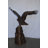Eagle Landing On A Rock Bronze Statue - Size: 51"L X 36"W X 58"H.