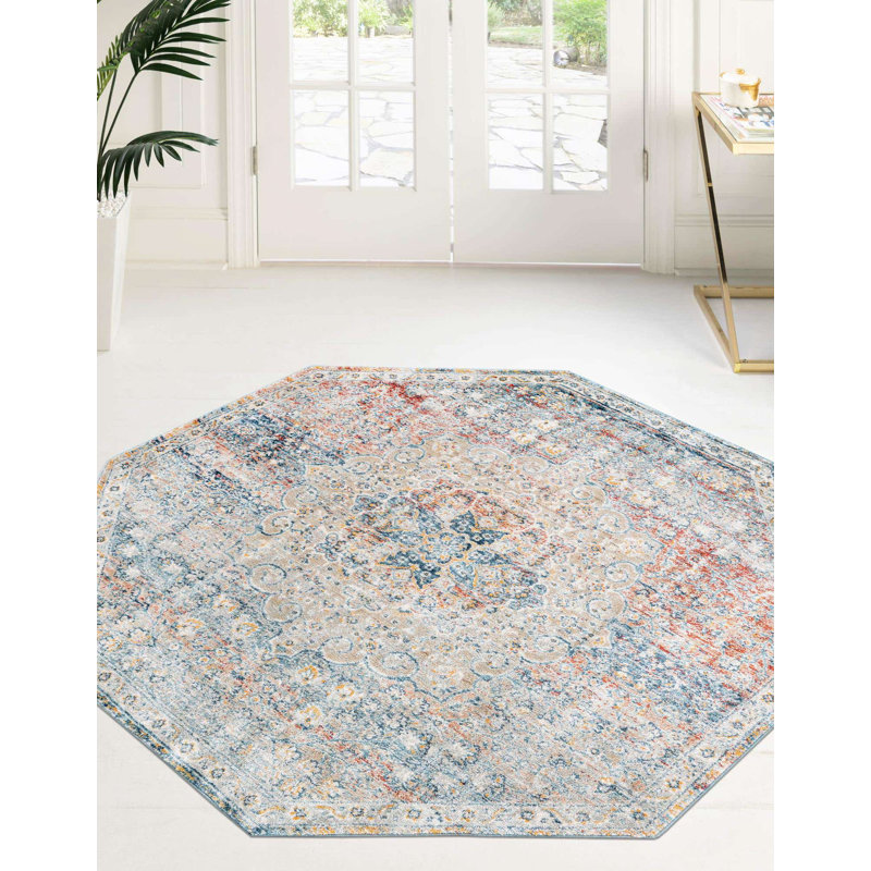 Alize Oriental Indoor Rug, Octagon 7' x 7'