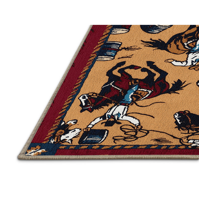  Tapis lavable Rodeo Sports, Tapis de couloir 2 pi x 5 pi