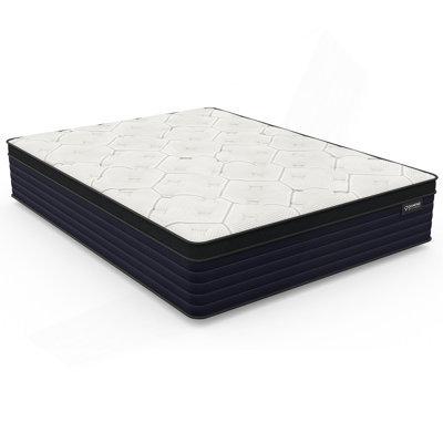 Copper Ulta Supportive, Pressure Relief Memory Foam Hybrid With Luxurious Euro-Top 14" - Firm Feel (King), Greenguard Gold Certified, Made In The USA, White Label Ready