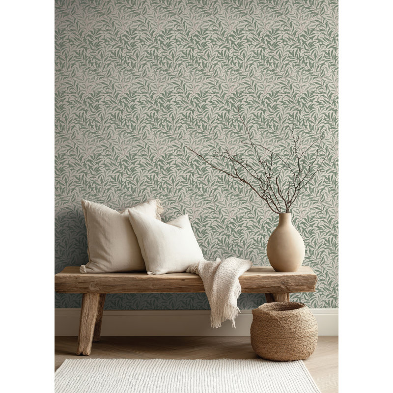 Papier peint adhésif Willow Boughs Bayleaf, Vert