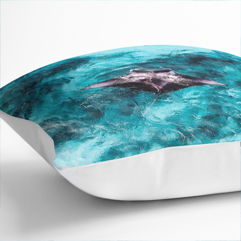 Square Cushion, 40cm H x 40cm W x 15cm D, White