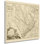 1773 South Carolina Map, art mural sur papier