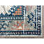 Tapis gris / bleu / corail Gardette-1254526603