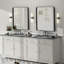 Miroir de salle de bain mural en verre trempé et métal Molly-1104800362-1126530365-1094644534