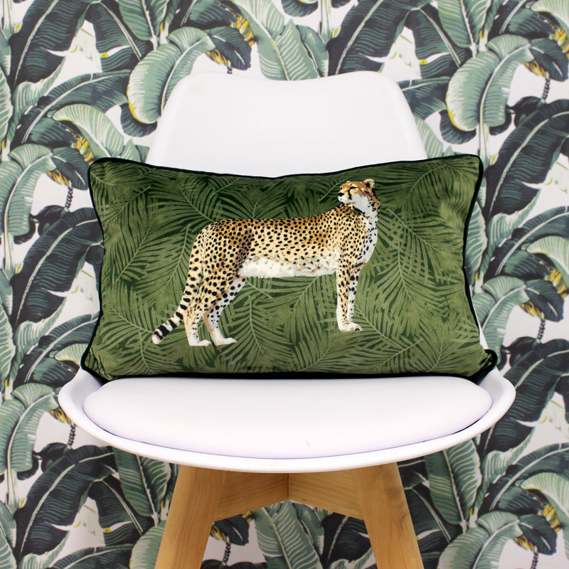 Floral Rectangular Cushion Cover