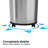 Touchless Stainless Steel Motion Sensor Trash Can-1760660227