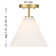 Hashimoto 1-Light Mini-Pendant or Semi-Flush