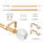 Marun Adjustable Overall Width x 0.75'' Diameter Single Curtain Rod-1193052043-1193811337