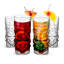Verres transparents Tiki 450 ml - (ensemble de 4)