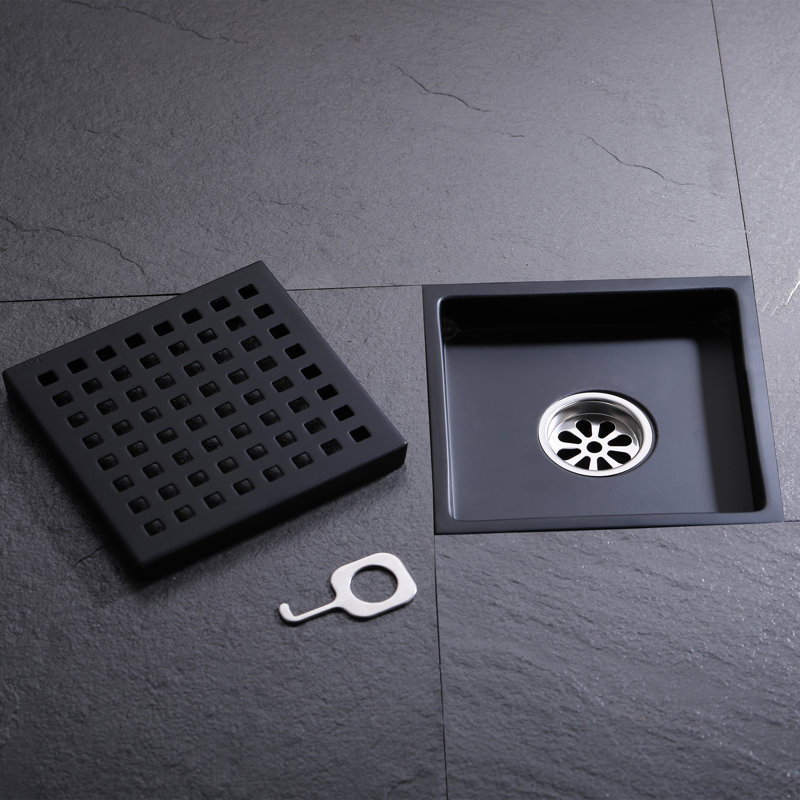 Grille 5,91 po, Noir mat