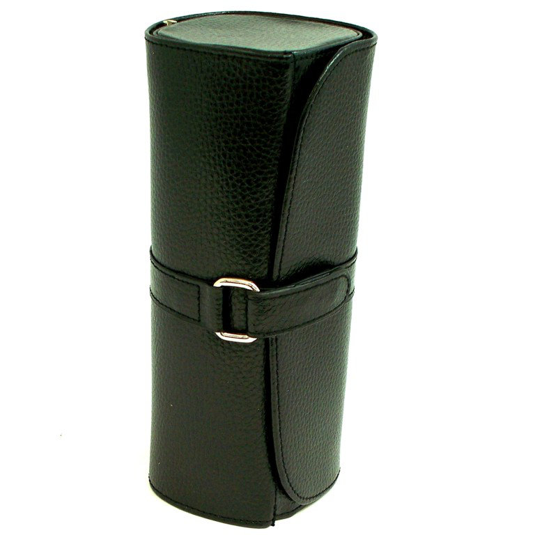Leather Travel Case +, Black