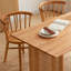 Table de salle à manger rectangulaire durable en chêne rouge