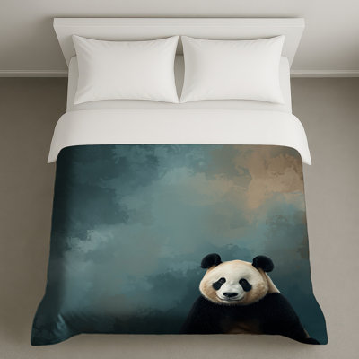 Panda Portrait Art Duvet Covers