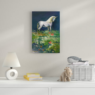 «Unicorn Garden», reproduction sur toile tendue