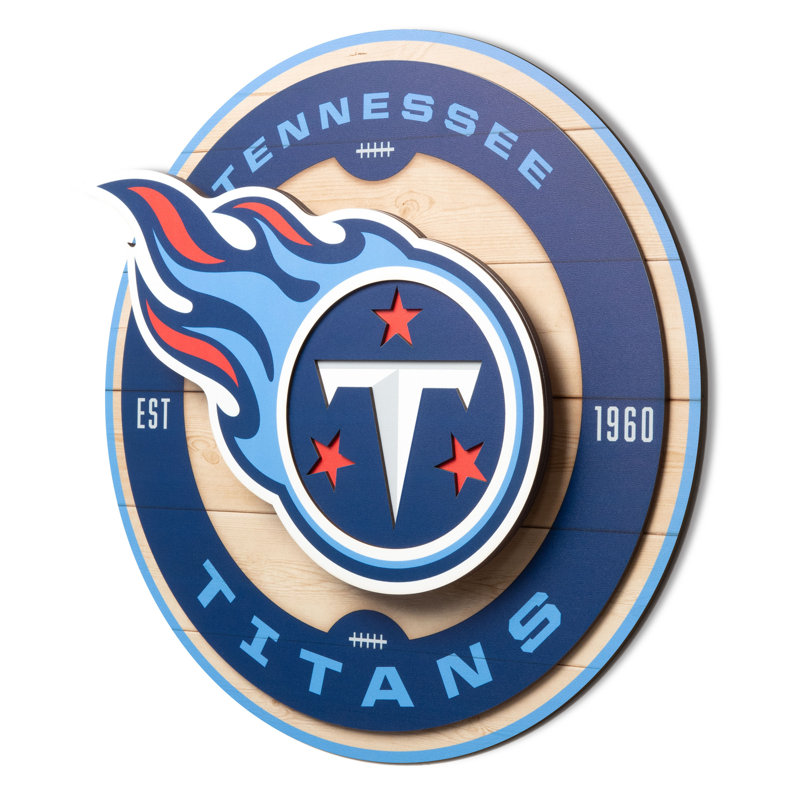 NFL Tennessee Titans 3DX Circle Wall Art