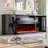 70" TV Stand for TVs up to 80" with Fireplace Included-1265574960