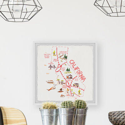 " California Illustrated Map "