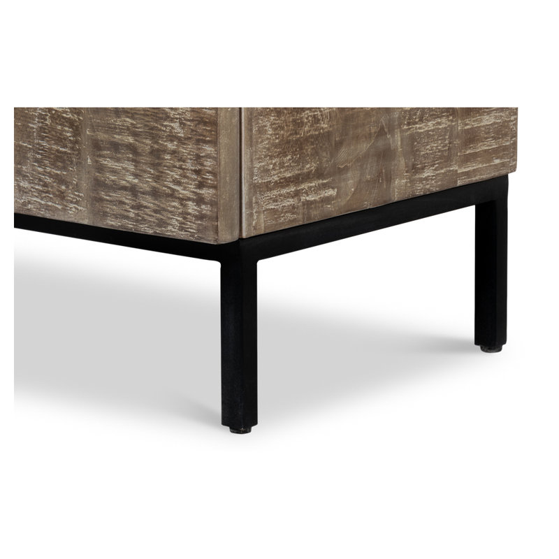 Suzette 72'' Reclaimed Wood Sideboard with Four Doors