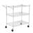 Metal Mesh Cart With Wheels-100842981