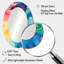 Multicolore Swirly Clouds IV - Miroir décoratif abstrait ovale sur métal-303892352