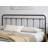  August Grove® Metal King Size Headboard, Adjustable Height, Farmhouse Victorian Style, Steel Headboard Only For Bedroom, Easy Assembly, Black-2010374288-2010374295