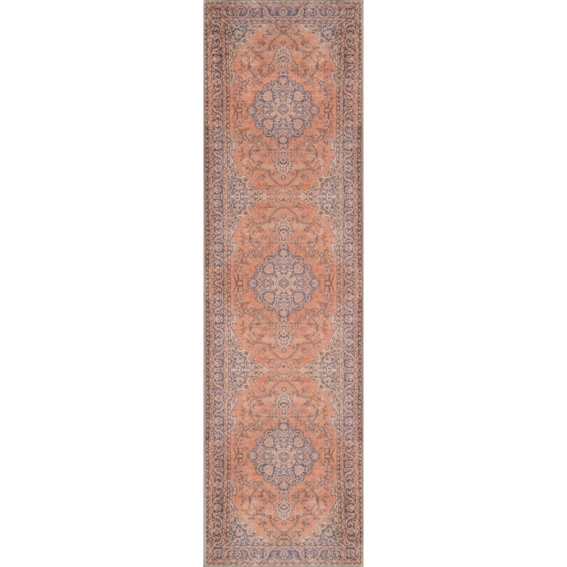 Tapis cuivre Ruva, Tapis de couloir 2 pi 3 po x 7 pi 6 po