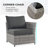 Ignatz 4 - Person Patio Conversation Set with Cushions-93645777-93091998