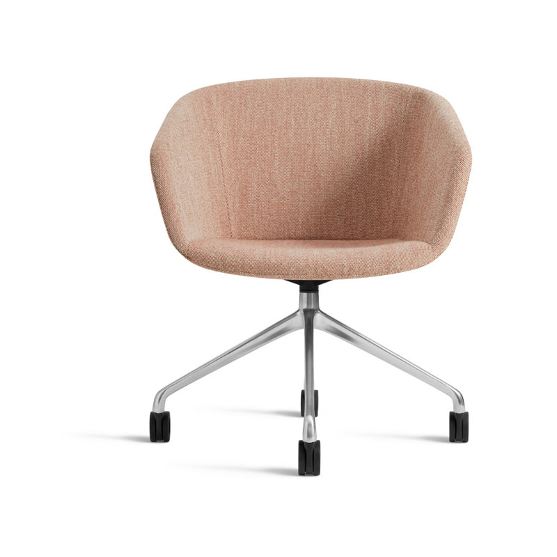 Chaise de travail hôte en velours tempête, Tomate Tait