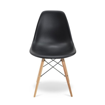 Chaise de salle à manger Paris avec pieds en bois naturel