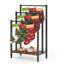Porte-serviettes sur pied, porte-serviettes sur pied pour salle de bain, porte-serviettes sur 3 niveaux, porte-serviettes sur pied, noir-110898533