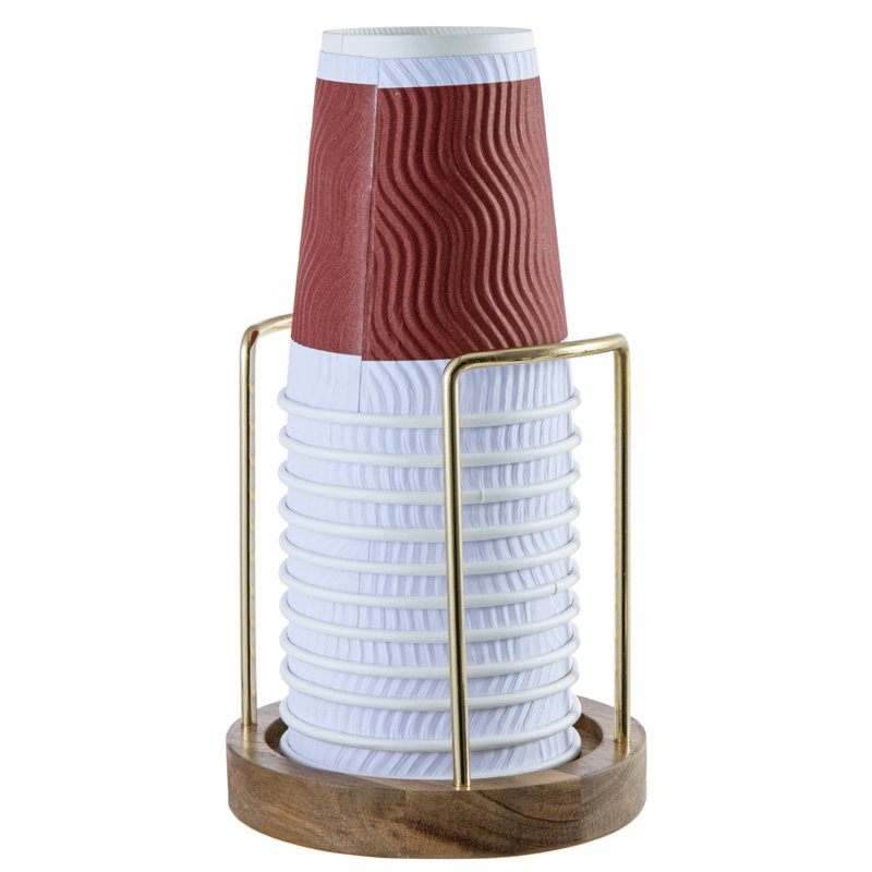 Coffee Bar Accessories Acacia Cup Holder
