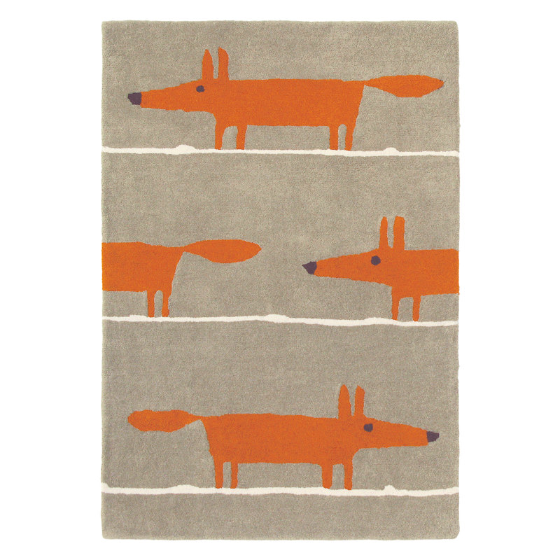 Tapis rectangulaire en laine touffeté à la main brun Bertha, Rectangle 2 pi 11 po x 4 pi 11 po