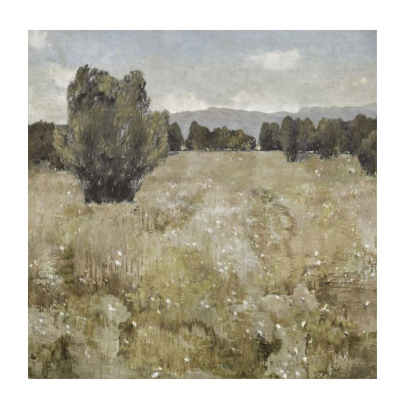 Serene Landscape I Print by Paul Duncan, 24" H x 24" W x 1.5" D, Knife Gel