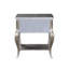 Table de chevet 1 tiroir en gris