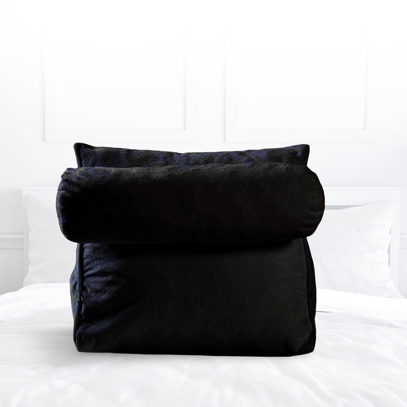 Housse et insert de traversin intérieur / extérieur Wedge, Noir