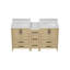 Meuble-lavabo à double cuve l 60 po x P 22 po x H 34 po-1943181377