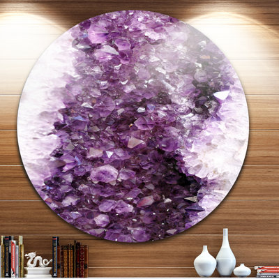 «Purple Precious Stones», impression sur métal