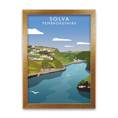 Solva Pembrokeshire 1 Piece Single Picture Frame Wall Art