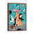 Classic Brown Wood Framed Canvas