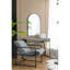 Miroir arqué charmant et polyvalent avec cadre en métal durable pour la rénovation, parfait pour ajouter de l'élégance et de la profondeur à n'importe quelle pièce.