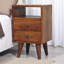 Botkins 30cm W Solid Wood Bedside Table