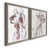 Toile avec cadre gris