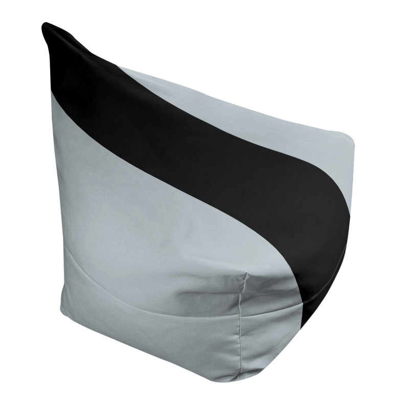 Fauteuil à billes Washington, Argent / noir / argent, 42 po x 38 po x 2 po